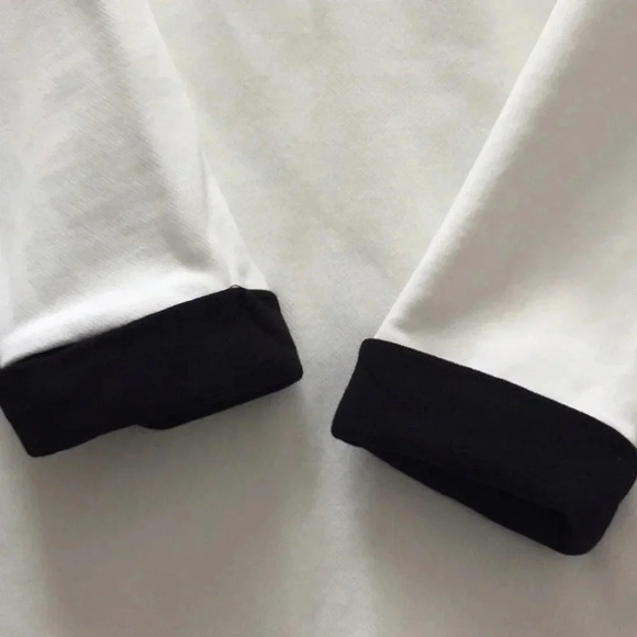 Zara W/B Collection Rhinestone Beaded Jewel White Black Sweater Dress Size S - Picture 8 of 16